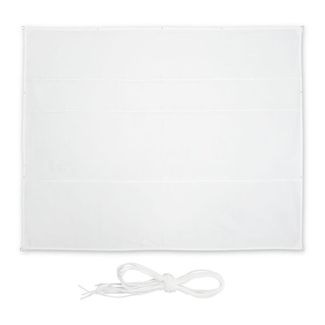 Sun sail rectangular white