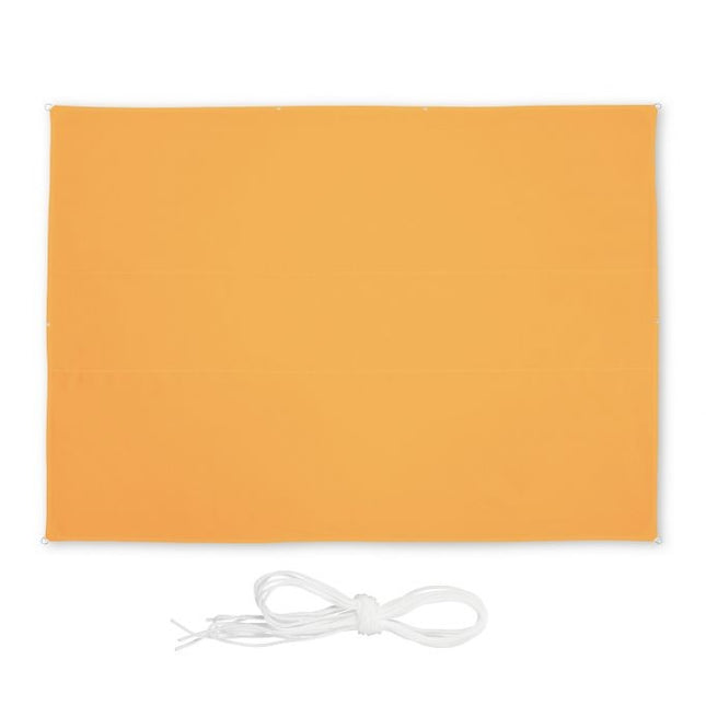 Sun sail rectangular yellow
