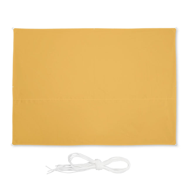 Sun sail rectangular yellow