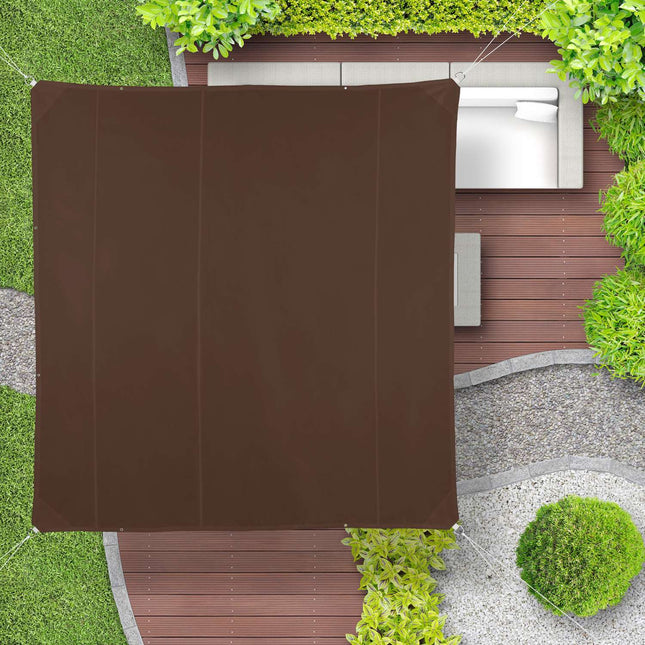 Sun sail square brown