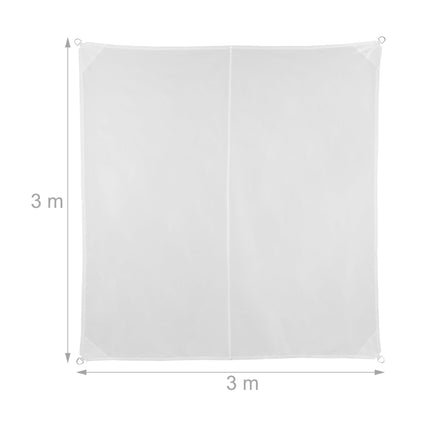 Sun sail square white