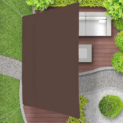 Sun sail trapezoidal brown