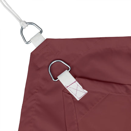 Sun sail trapezoidal maroon