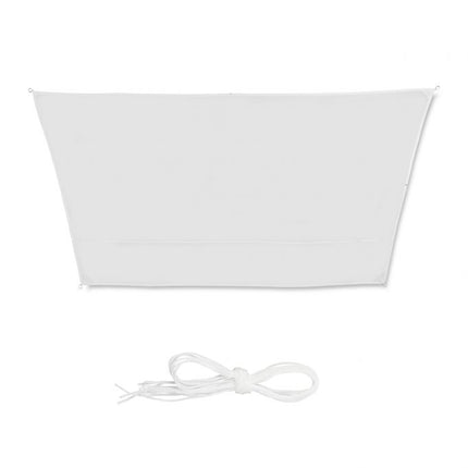 Sun sail trapezoidal white