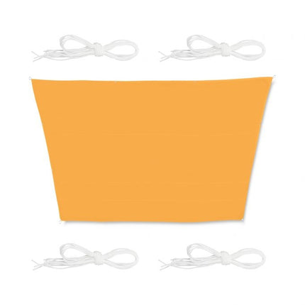Sun sail trapezoidal yellow