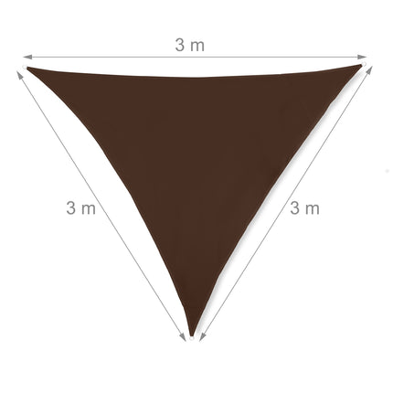 Sun sail triangular grey
