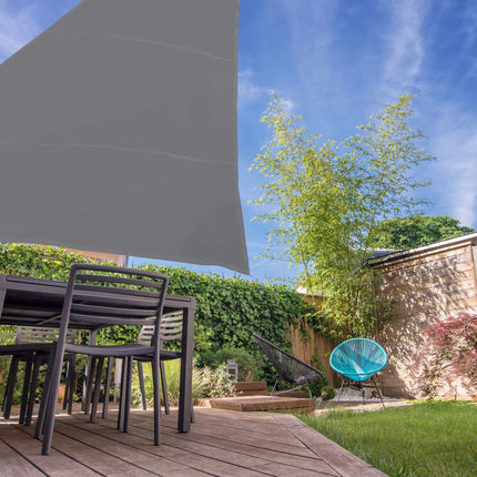 Sun sail triangular grey