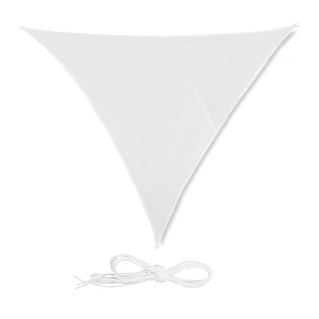 Sun sail triangular white