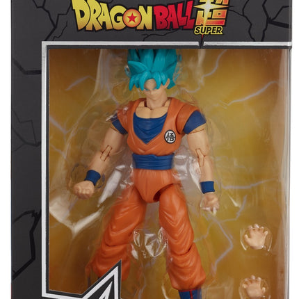 Super Saiyan Blue Goku Poseable Figure with Accessories, 16 cm