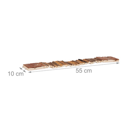 Suspension bridge rodent set of 3