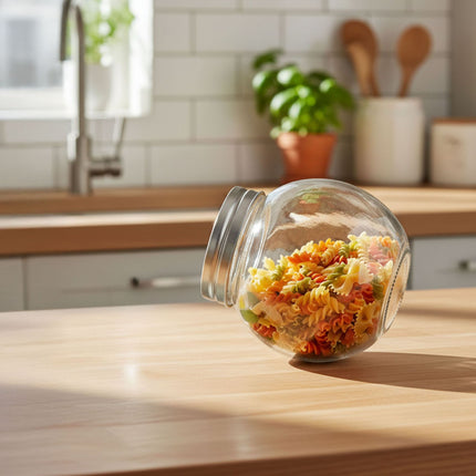 Sweet Jars Set of 6, 480ml Glass Containers