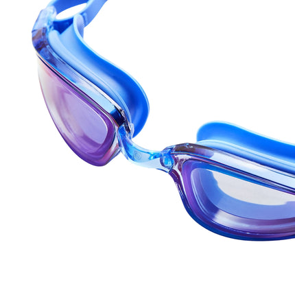Swimming Goggles, Anti-Fog, UV Protection, Blue/Rainbow