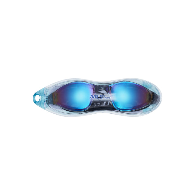 Swimming Goggles, Black/Rainbow, Anti-Fog, UV Protection