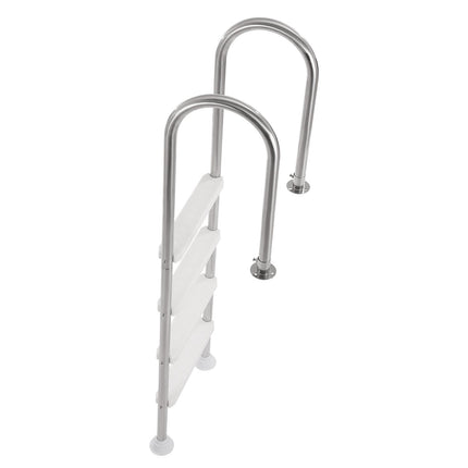 Swimming Pool Ladder, 4-Step Double Handrails, 304 Steel