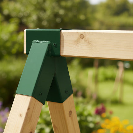 Swing Frame Connector, A-Shape, Carbon Steel, Weatherproof