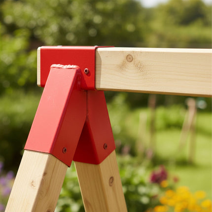 Swing Frame Connector, A-Shape, Steel, Weatherproof
