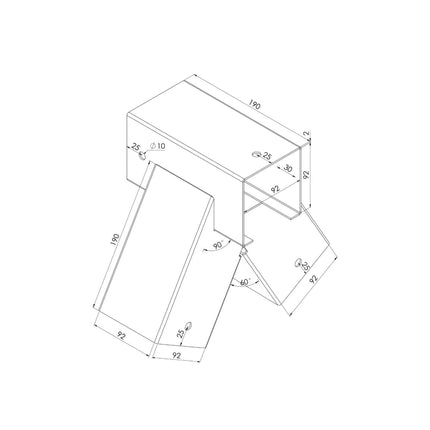 Swing Frame Connector, A-Shape Steel, Weatherproof
