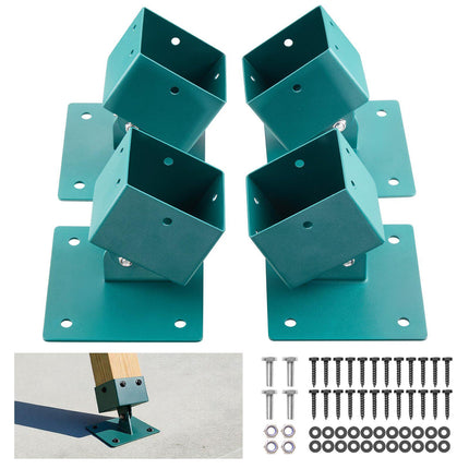 Swing Set Brackets, 4-Pack, Adjustable 45–60, 4x4 Post