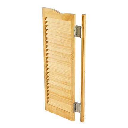 Swinging Cafe Saloon Doors, Pine, 36 x 42 In, Hinges