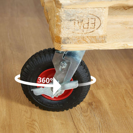 Swivel Castor Wheel with Brake, 120kg Load Capacity