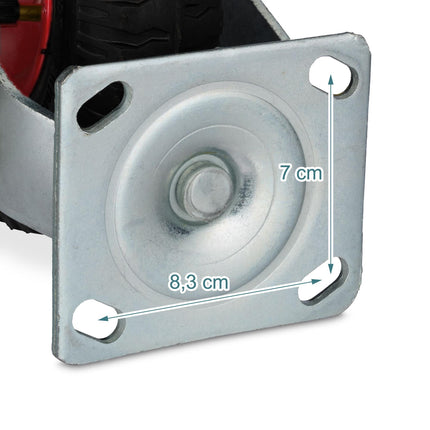 Swivel Castor Wheel with Brake, 120kg Load Capacity