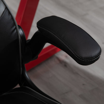 Ergonomic gaming swivel chair, adjustable height, black/grey