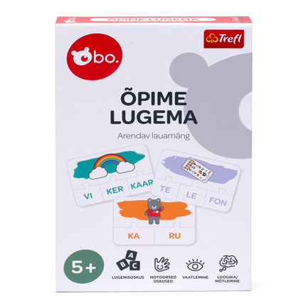 Syllables Educational Board Game for Learning Estonian Language