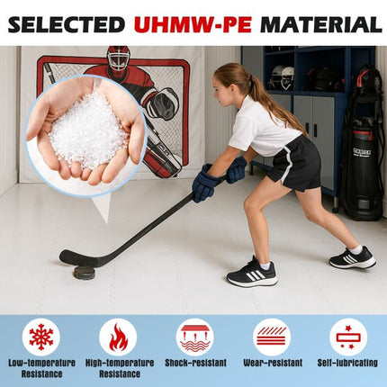 Synthetic Ice Tiles 10-Pack, UHMW-PE, 46.5 cm