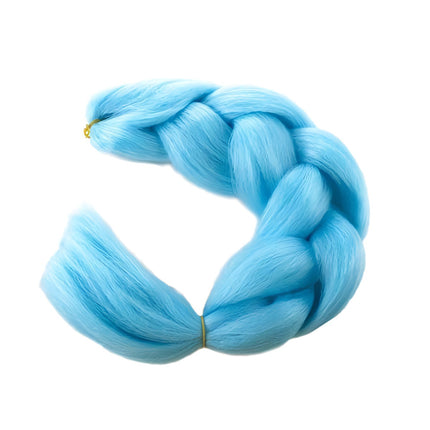 Synthetic hair braids - blue