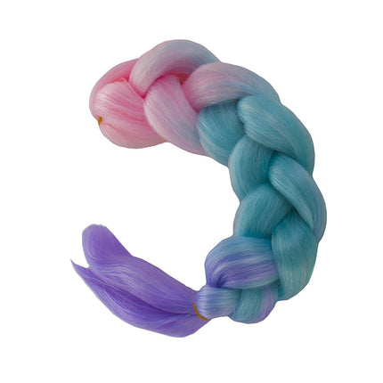 Synthetic hair ombre braids pink/ni/f W10341