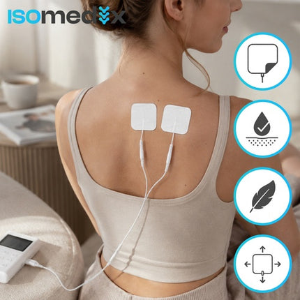 TENS EMS Gel Electrodes, 50x50mm, 20-Pack