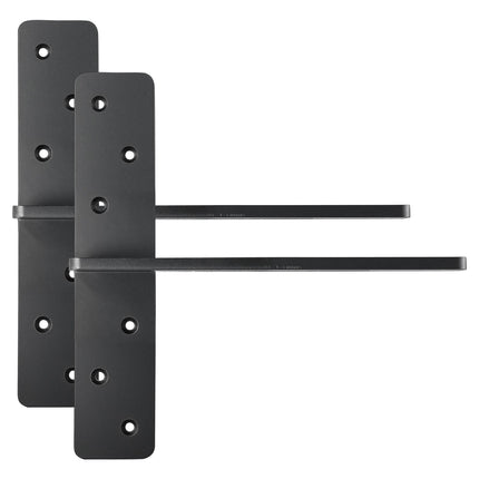 T-Shaped Floating Shelf Brackets, 12 in, 2 Pack, 200 lb