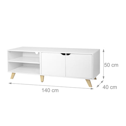 TV Cabinet for 60-Inch TVs, 6 Compartments