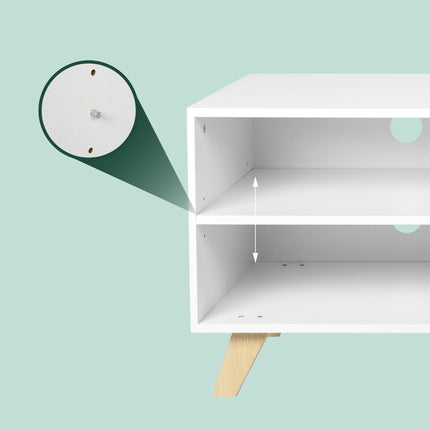 TV Cabinet for 60-Inch TVs, 6 Compartments