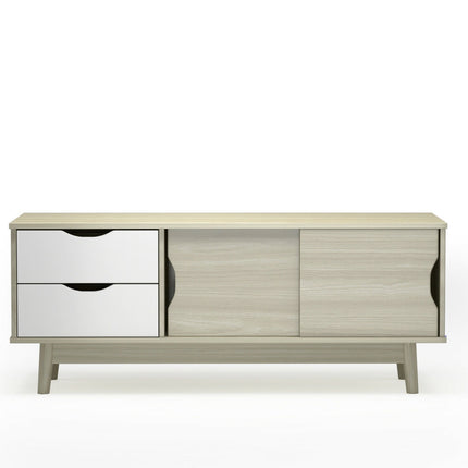 TV Stand for TVs Up to 60 Inch, Doors and Drawers