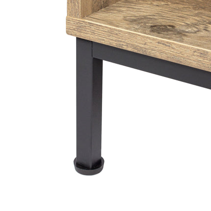 TV Stand with Open Shelves for 55-Inch Screens