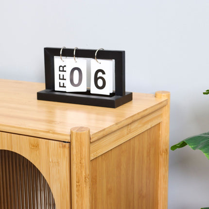 TV Unit with 2 Doors, Cable Management