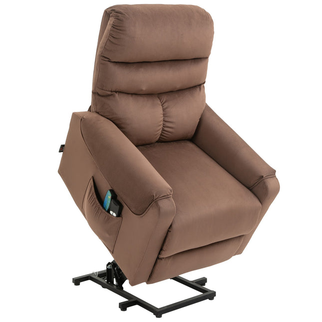 Electric armchair with massage, heating and remote control