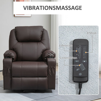 TV armchair - massage, standing aid, remote control
