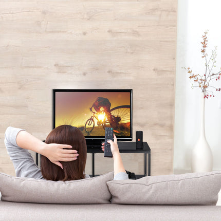TV low counter MDF in black