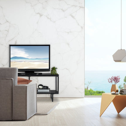 TV low counter MDF in black