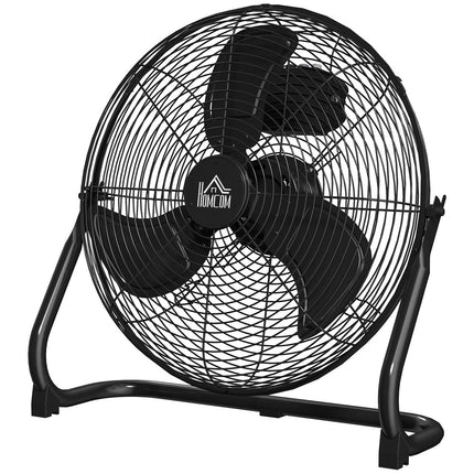 Electric table fan, 4 speeds, 120° adjustable angle, black