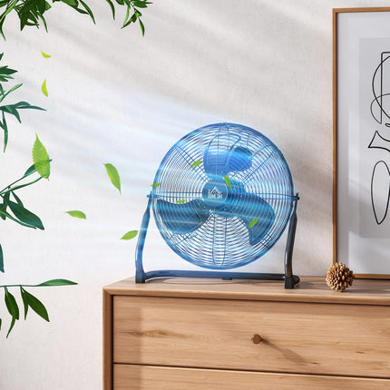 Electric table fan, 4 speeds, 120° adjustable angle, black