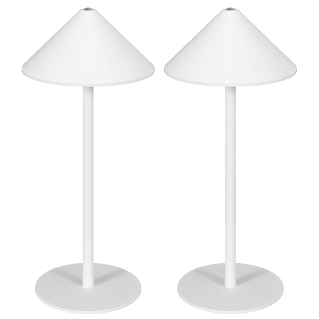 Set of 2 table lamps, touch control, 3 light colors