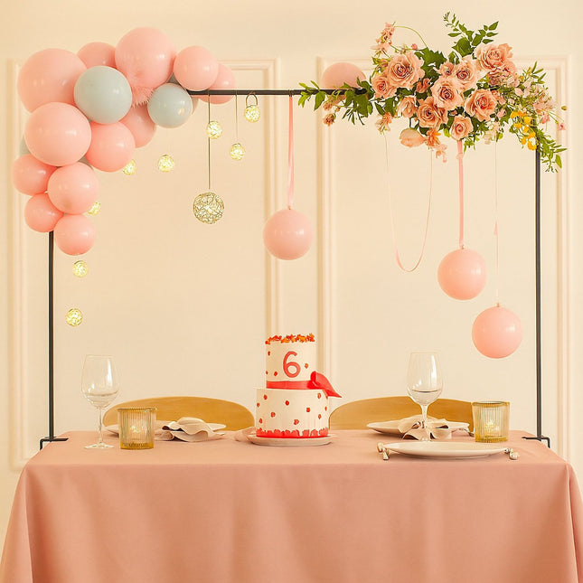 Table Rod Stand with Clamps for Decorations