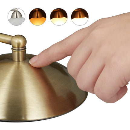 Table lamp touch function glass screen