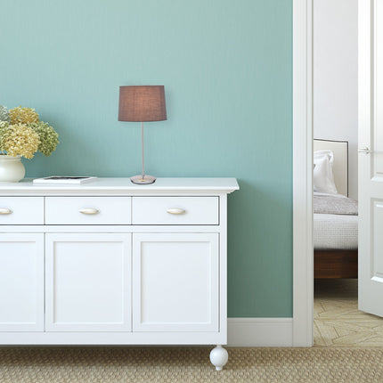 Table lamp with fabric shade
