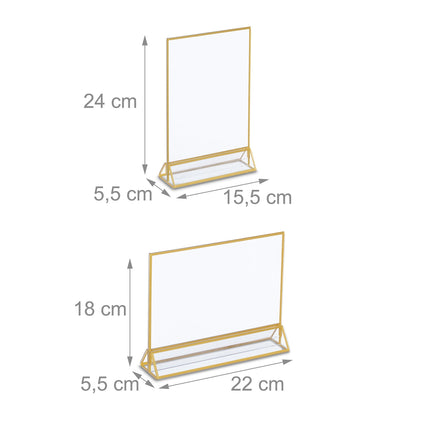Table stand A5 set of 10