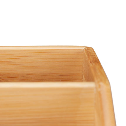 Table storage in bamboo with 6 compartments