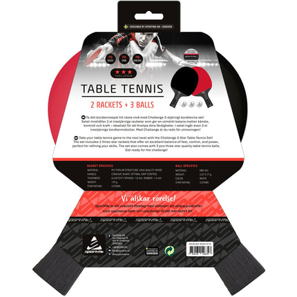 Table tennis set